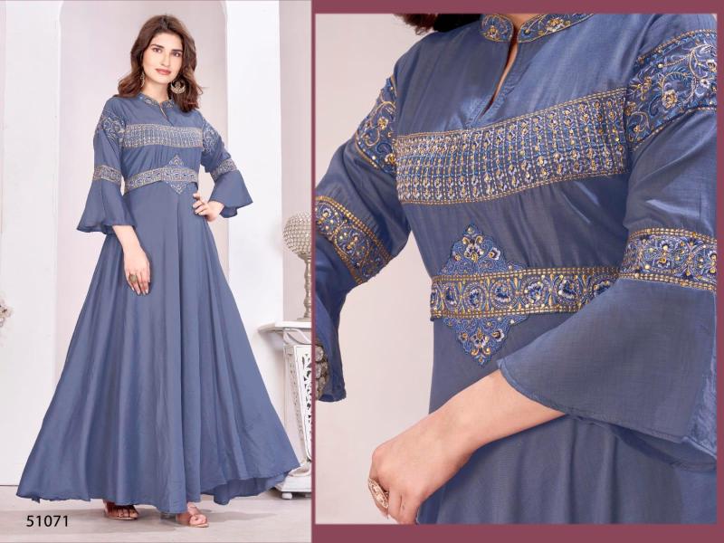 Shree salasar yashvi vol 1 gown wholesale at cheap prices